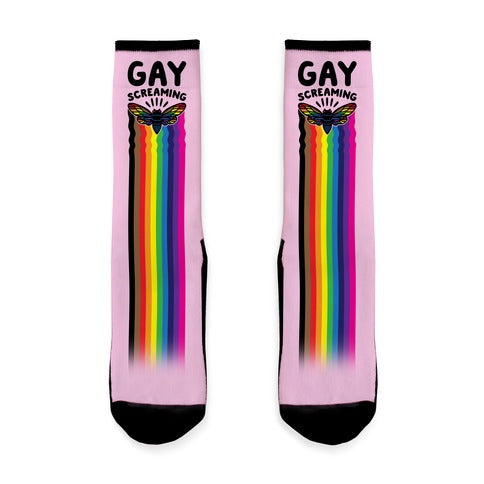 Gay Screaming Cicada Parody Socks