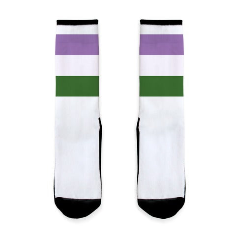 Gender Queer Pride Flag Socks
