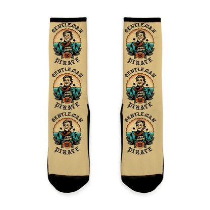Gentleman Pirate Sailor Jerry Tattoo Socks