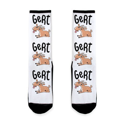 Gert Derpy Goat Socks