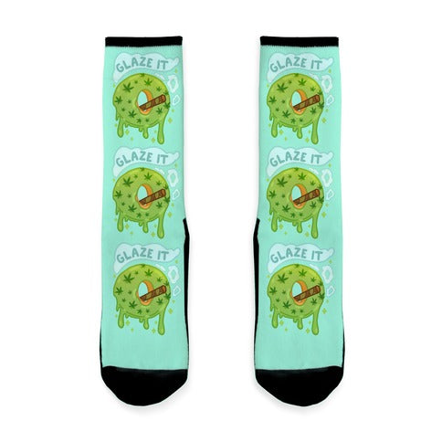 Glaze It Donut Socks