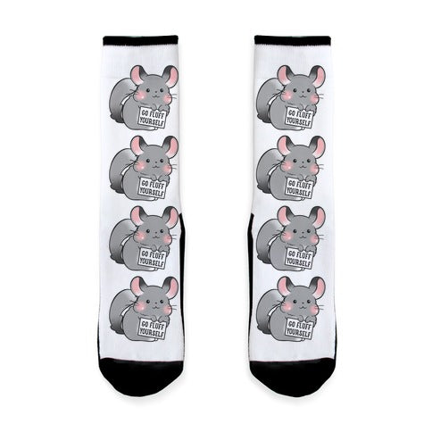 Go Fluff Yourself Chinchilla Socks