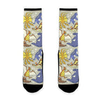 Godzilla and Friends Pattern Socks