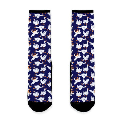 Goose Pattern Socks