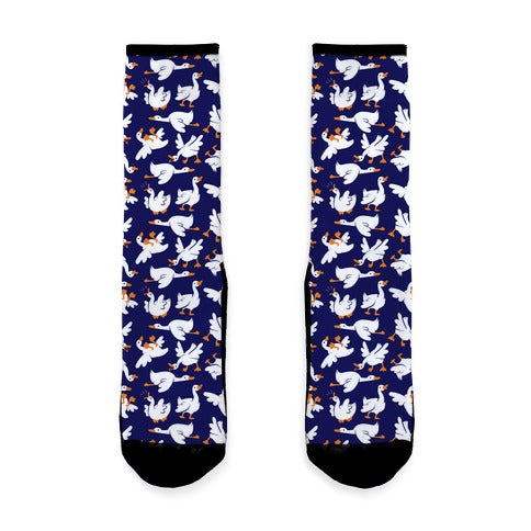 Goose Pattern Socks
