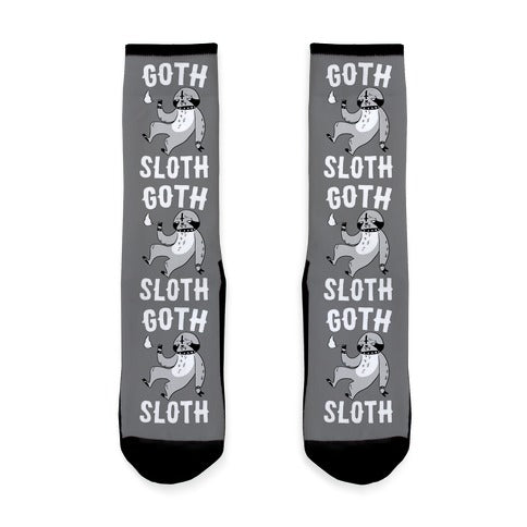 Goth Sloth Socks