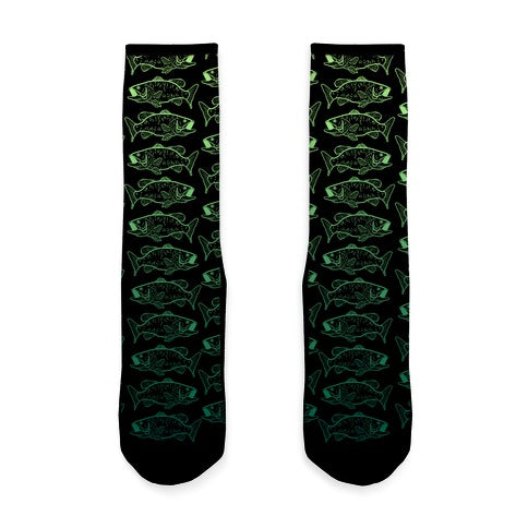 Gradient Bass Pattern Socks
