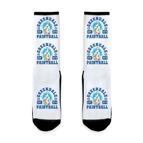 Greendale Community College Paintball Socks