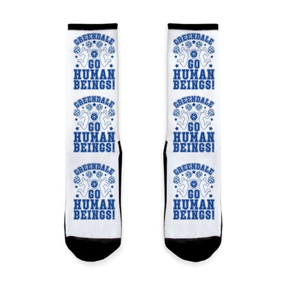 Greendale Go Human Beings! Community Socks