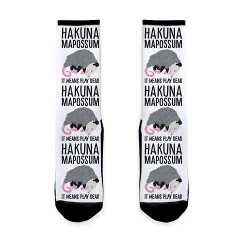 Hakuna Mapossum Socks