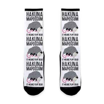 Hakuna Mapossum Socks