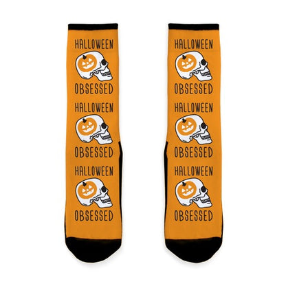 Halloween Obsessed Socks
