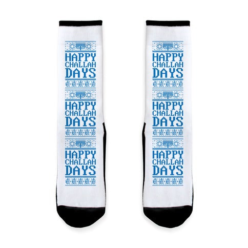 Happy Challah Days Socks