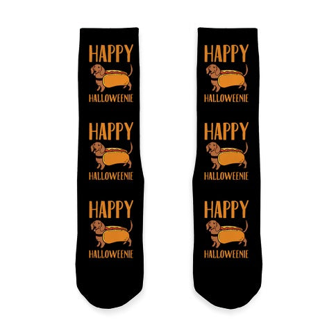 Happy Halloweenie Socks
