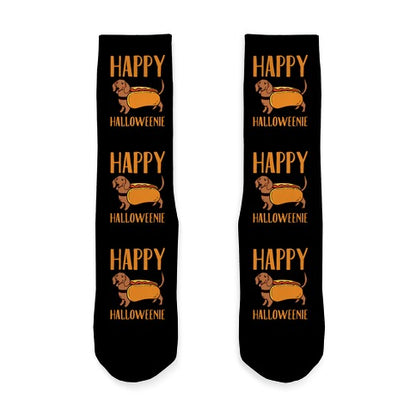 Happy Halloweenie Socks