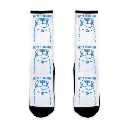 Happy Llamakkah Socks