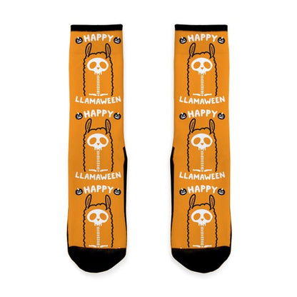 Happy Llamaween Socks