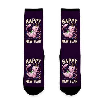 Happy Mew Year Socks