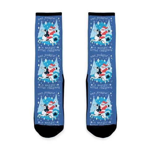 Have Yourself A Majestic Little Christmas Socks