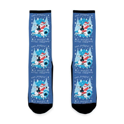 Have Yourself A Majestic Little Christmas Socks