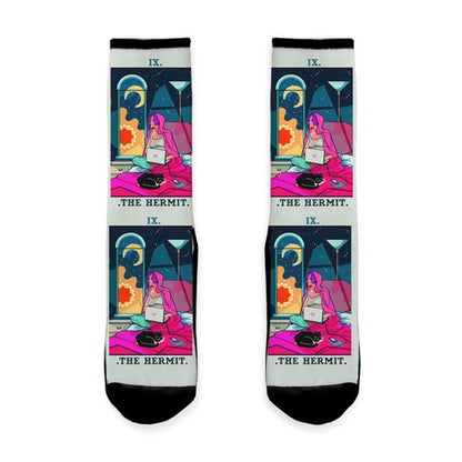 Hermit Tarot Card Socks