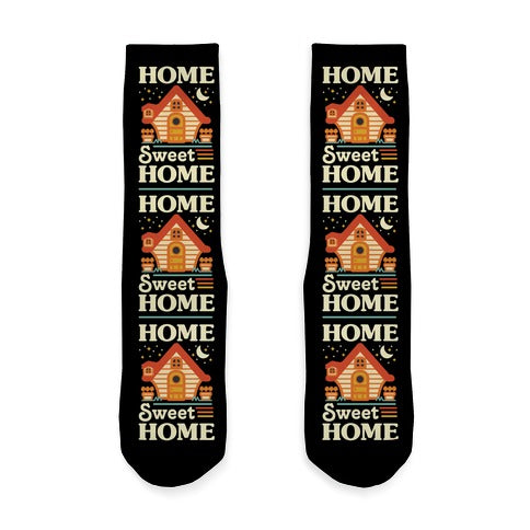Home Sweet Home Animal Crossing Socks