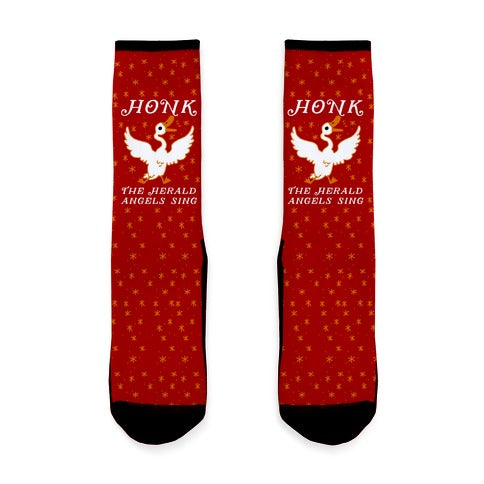 Honk The Herald Angels Sing! Socks