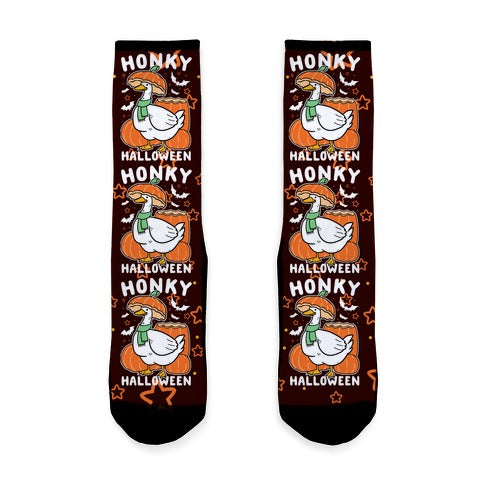 Honky Halloween Socks