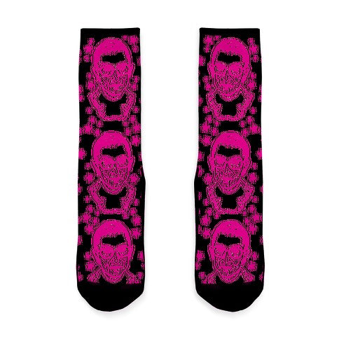 Hot Pink Ruth Bader Ginsburg Socks