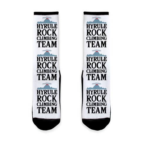 Hyrule Rock Climbing Team Socks