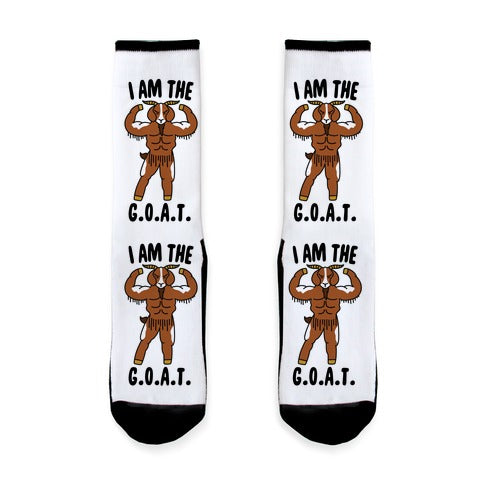 I Am The G.O.A.T. Socks