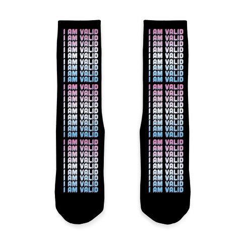I Am Valid - Trans Socks