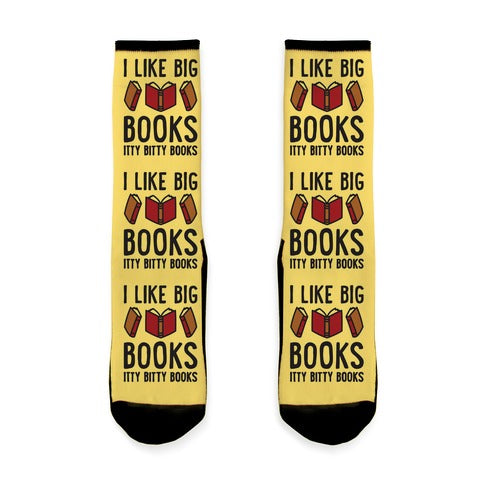 I Like Big Books Itty Bitty Books Socks