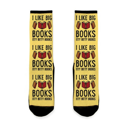 I Like Big Books Itty Bitty Books Socks