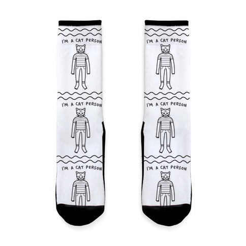 I'm A Cat Person Socks
