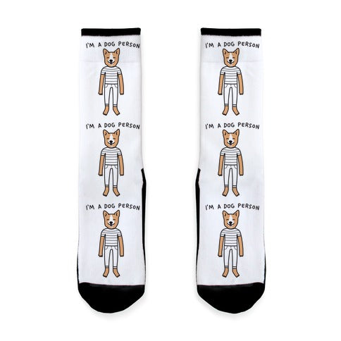 I'm A Dog Person Socks