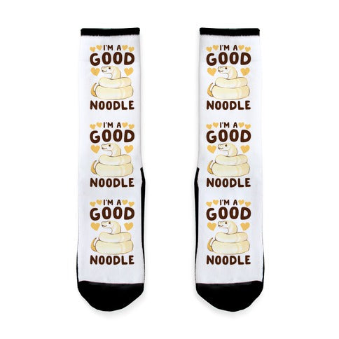 I'm a Good Noodle  Socks