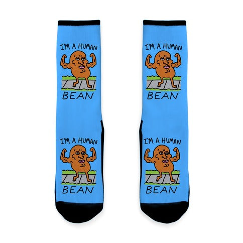 I'm A Human Bean Socks