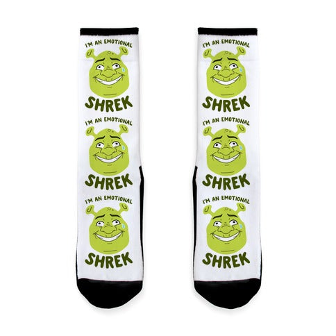 I'm an Emotional Shrek Socks