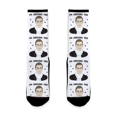 I'm Judging You (Ruth Bader Ginsburg) Socks