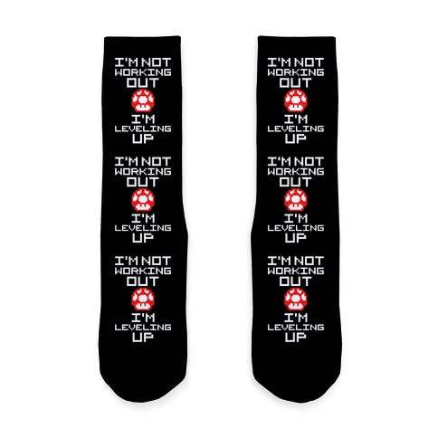 I'm Leveling Up Socks