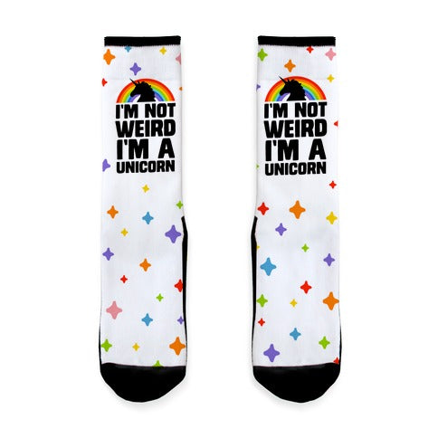 I'm not Weird I'm a Unicorn Socks
