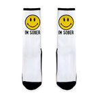 I'm Sober Smiley Socks