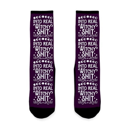 Into Real Witchy Shit Socks