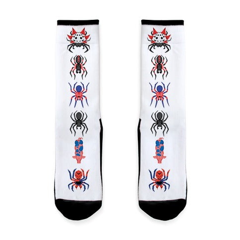 Into the spiderverse pattern Socks