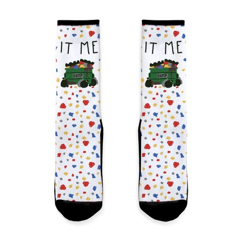 It Me Trash Dumpster Socks