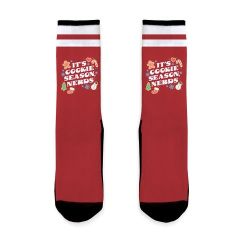 It's Cookie Season, Nerds Christmas Socks