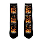 It's Lit Bonfire Socks
