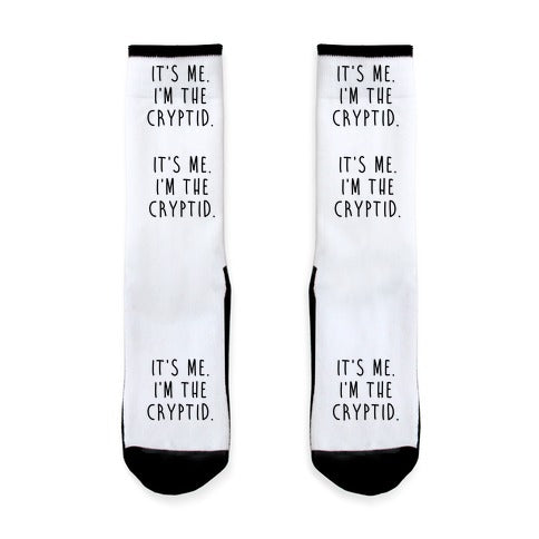 It's Me. I'm The Cryptid. Socks