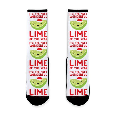 It's The Most Wonderful Lime of the Year Socks